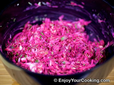 Raw Beets and Cabbage Salad 8
