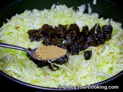 Cabbage with Prunes: Step 9