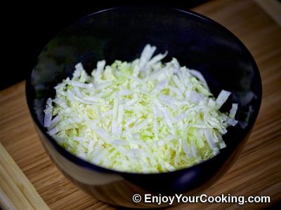 Napa Cabbage and Chicken Salad: Step 2
