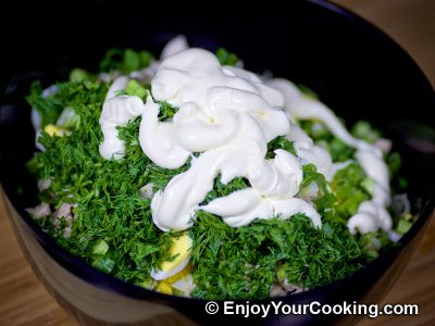 Napa Cabbage and Chicken Salad: Step 7