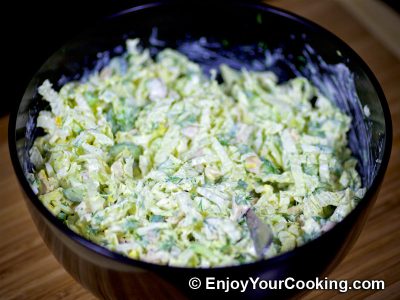 Napa Cabbage and Chicken Salad: Step 9