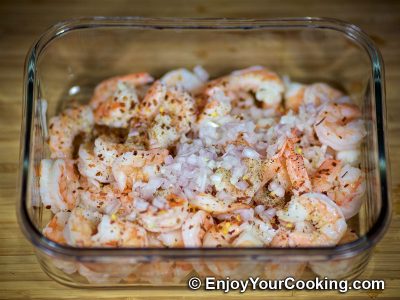 Cilantro Lime Shrimps: Step 4