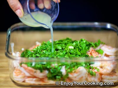 Cilantro Lime Shrimps: Step 7