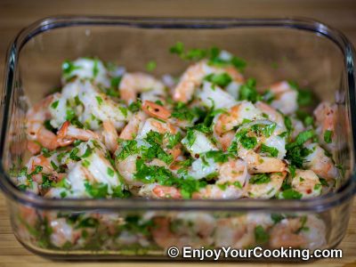 Cilantro Lime Shrimps: Step 9