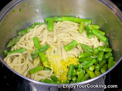 Pasta with Asparagus and Parmesan: Step 8