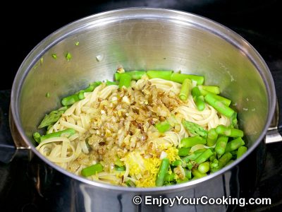 Pasta with Asparagus and Parmesan: Step 9