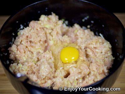 Chicken and Cabbage Patties: Step 7