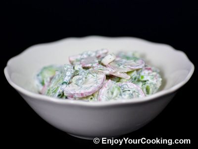 Radish and Cucumber Salad