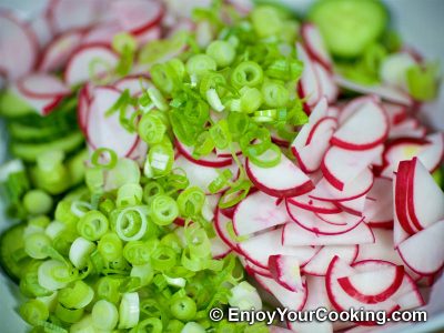Radish and Cucumber Salad: Step 4