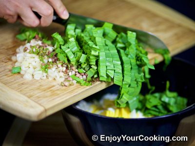 Fresh Cheese Salad with Ramps: Step 4