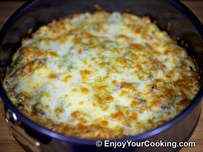 Chicken and Mushroom Quiche Pie: Step 15
