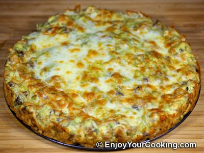 Chicken and Mushroom Quiche Pie: Step 16
