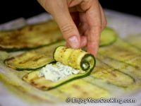 Carefully fold it into a roll