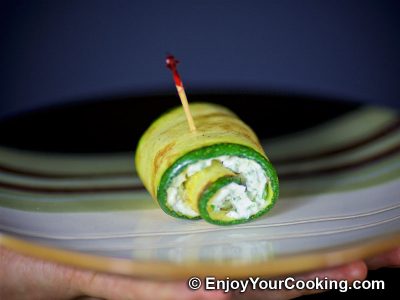 Zucchini Rolls with Cream Cheese