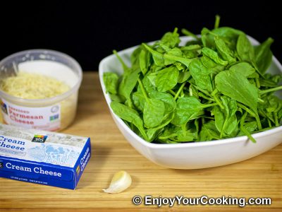 Spinach Cheese Dip: Step 1