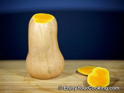 How to clean a Butternut Squash: Step 2