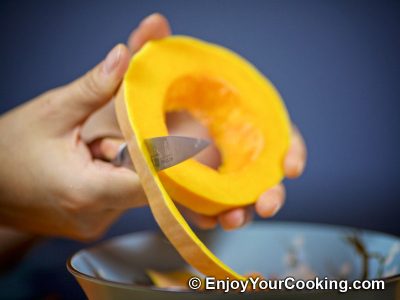 How to clean a Butternut Squash: Step 6