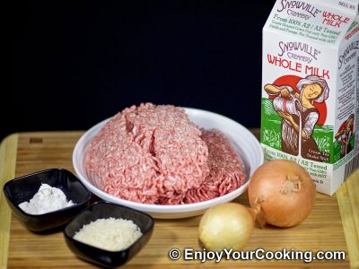 Meatballs in Milk Sauce: Step 1