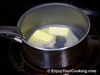 Melt butter in deep saucepan